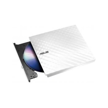 ASUS ext slim usb lite white sdrw-08d2s-u lite, white, tray, horizontal, desktop/notebook, dvd? r/rw, usb 2.0