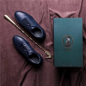 Ducavelli Мъжки обувки от естествена кожа - Тъмносини #326794 (326794_Тъмносин)