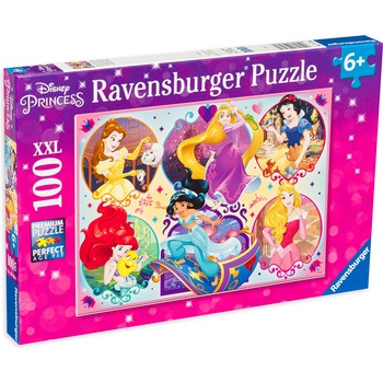 Ravensburger Пъзел Ravensburger от 100 XXL части - Принцесите на Дисни (10796)