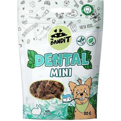 Maškrta Mr. Bandit dental mini rabbit 80 g