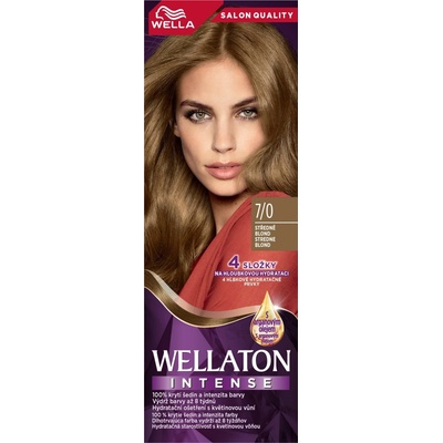 WELLA Wellaton 7/0 střední blond 110 ml