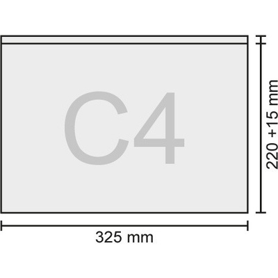 Obálka C4 transportná 325x220+15 mm 500 ks