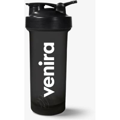 VENIRA shaker PRO s poutkem, černý, 600 ml