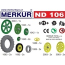 Merkur ND 106 Kola a pneumatiky 16ks