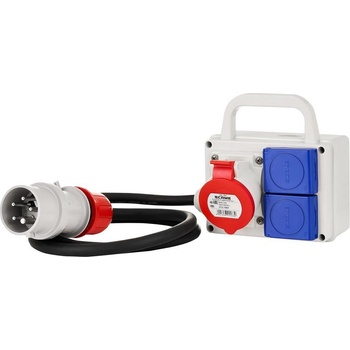 SCAME Табло сглобено с индустриални контакти, с кабел H07RN-F 5G2.5mm2 1.2m, серия ADAPTO 1х 3P+N+E 16A и 2х Шуко - 623.1000-00 (623.1000-004)