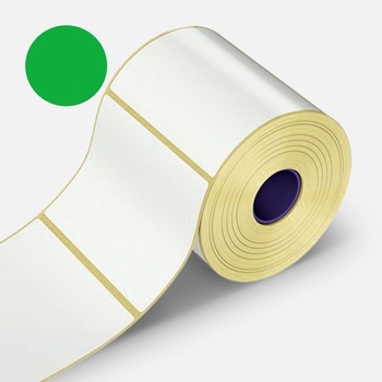 CDRmarket Самозалепващи етикети 32x20 mm, 2000компютри зелен термо, роля (ETRL-32x20-G-T)