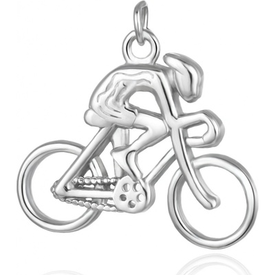 Agato Stříbrný přívěsek Cyklista AGH733M