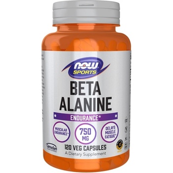 NOW NOW Beta Alanine 750mg, 120 Capsules