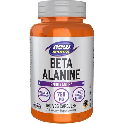NOW NOW Beta Alanine 750mg, 120 Capsules