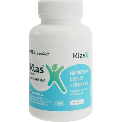 Klas Magnesium chelát + vitamín B6 90 tablet