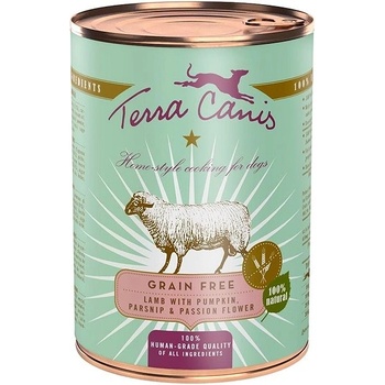 Terra Canis Grain Free Jahňacie s tekvicou paštrnákom a mučenkou 400 g