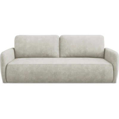 makamii Кремав шенилов разтегателен диван с място за съхранение 218 cm Lilo - Makamii (LILO_3SF_61_P1_C6)