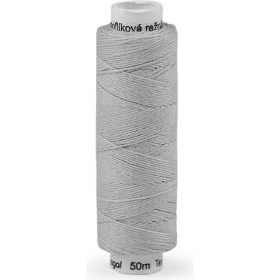 Nitě lněné knoflíkové 50 m Varianta: 882 šedá nejsvětlejší, Balení: 1 ks