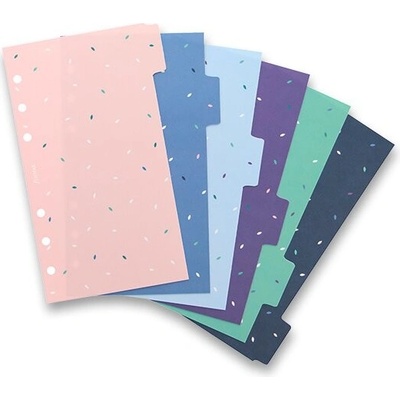 Filofax Rozraďovač Garden 6 záložiek náplň osobných A6 diárov