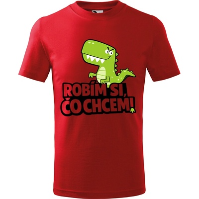 Handel detské tričko Robím si, čo chcem! červená