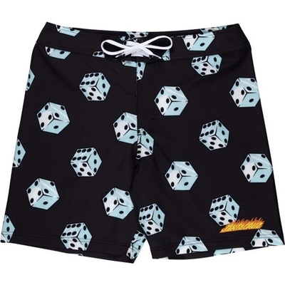 Sanza Cruz koupáky Flaming Strip Dice Boardshort Big Dice