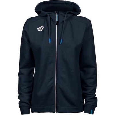 Arena Women Team Hooded Jacket Panel Navy