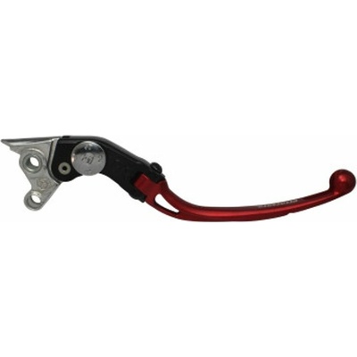 ACCOSSATO Adjustable folding lever ACCOSSATO LV009 in aluminium for original brake master cylinders červené