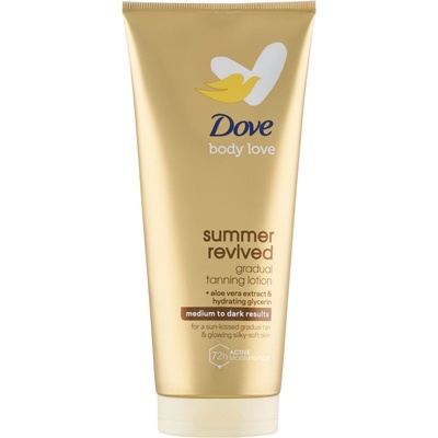 Dove Derma Spa tělové mléko Summer Rev dark 200 ml – Zboží Dáma