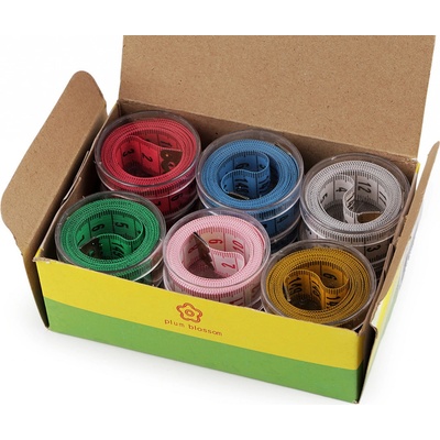 Prima-obchod Metr krejčovský prémiový 150 cm v plastovém pouzdře, barva náhodná barva – Zboží Dáma