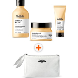 L'Oréal L'Oréal Professionnel Absolut Repair Комплект - Шампоан, Балсам и Маска, 300 + 200 + 250 ml - ozone