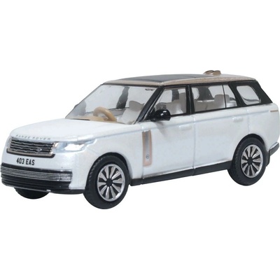 Oxford Range Rover L460 LWB SV Ice White & Corinthian Bronze 1:76
