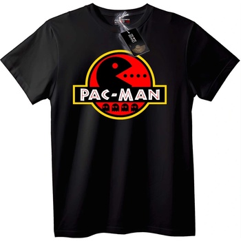NOONEBRAND Тениска с класическо лого на Pac-Man - L, Black