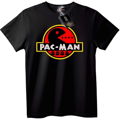 NOONEBRAND Тениска с класическо лого на Pac-Man - L, Black