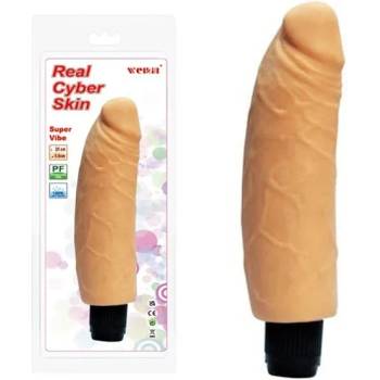 Image 1 of Пенис вибратор от кибер кожа, супер изработка, 25см. - Super Vibe (CHARM00075)