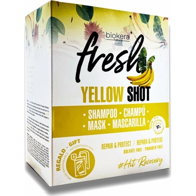 Salerm Summer Yellow Shot šampón 300 ml +maska 250 ml + pouzdro na mobil dárková sada