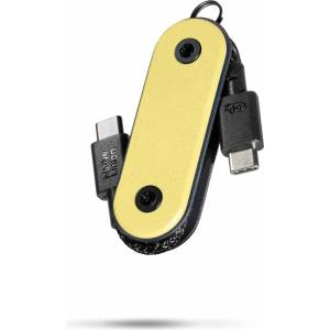 Native Union Pocket USB-C to USB-C Cable - Lemon (POCK-C-LMO-NP) - officeshop
