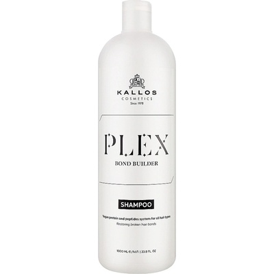 KALLOS Plex Bond Builder Shampoo 1000 ml šampon pro obnovu poškozených vlasů