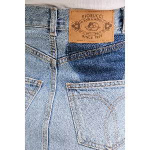 Fiorucci Дънкова пола Faded Heart Pocket Denim Midi Skirt (W02SPDSK295DN01DN01)