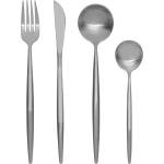 Premier Housewares Прибори за хранене 16 бр. от неръждаема стомана в сребристо Modern retro - Premier Housewares (0922609)