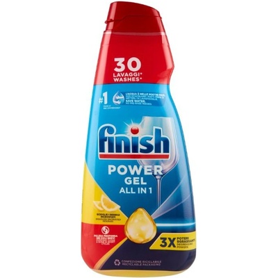 Finish Power gél do umývačky riadu Lemon 600 ml