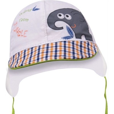 Yo! Letní čepice s kšiltem Elephant bílá