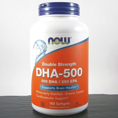 Now Foods DHA 500mg 180 kapsúl