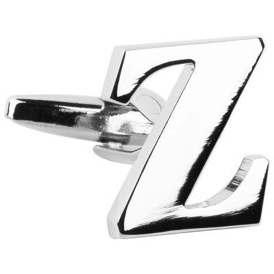 Bubibubi manžetový knoflíček stříbrné písmeno Z