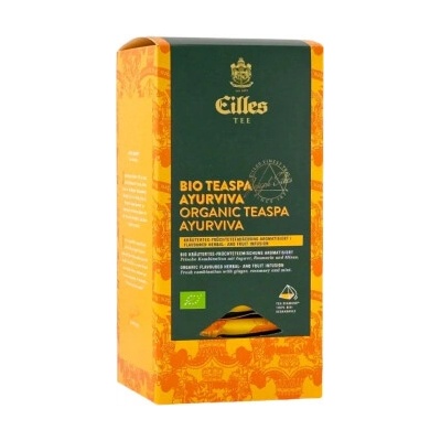 EILLES TEE Luxury World Selection BIO TEASPA AYURVIVA wellness bylinkový čaj 20 x 2,2 g