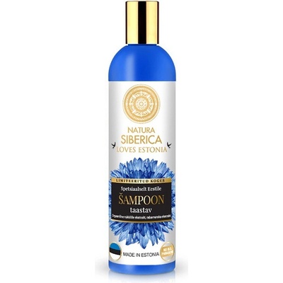 Natura Siberica Loves Estonia regeneračný šampón pre poškodené vlasy 400 ml