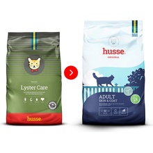 Husse Adult Skin & Coat Přizpůsobená výživa pro aktivní kočky s citlivou kůží nebo sklonem k suchosti a podráždění 2 kg