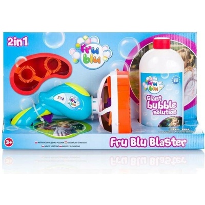 FRU BLU SADA NA VÝROBU BUBLIN VYSTŘELOVAČ BUBLIN a NÁPLŇ 500 ML