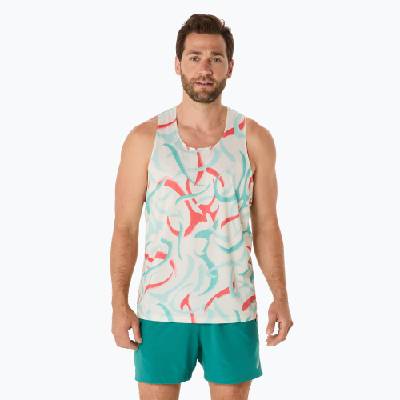 Мъжки потник за бягане ASICS Road All Over Print Singlet birch