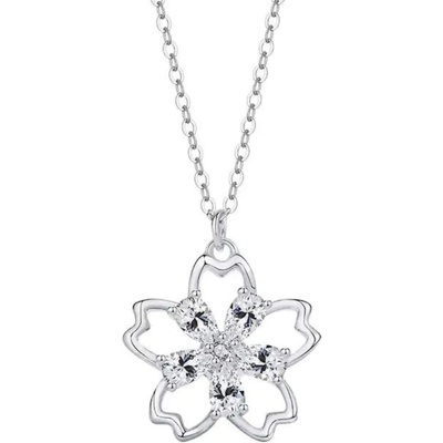 Silenti Jewelry Сребърно колие "Разцвет