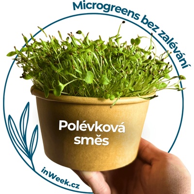 Microgreens semínka - Polévková směs 3 ks sáčků semínek