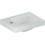 Geberit iCon - Умивалник 38x28x13 см, без преливник, отвор за смесител отляво, бял 501.831. 00.1 (501.831.00.1)
