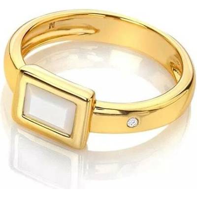 Hot Diamonds prsten X Gemstones Rectangle DR262