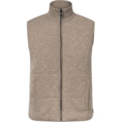 Ecoalf Дамски синтетичен елек Ecoalf Women's Tuart Hybrid Vest Synthetic vest - Toast Melange (132-1514-0212)
