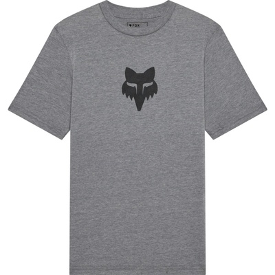 Fox Yth Fox Head Ss Tee Heather Dark Grey