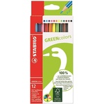 STABILO Greencolors 12бр. комплект цветни моливи 6019/2-121 (6019/2-121)